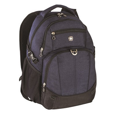 BACKPACK-SWISSGEAR LAPTOP, NAVY DENIM – Office - Main Image