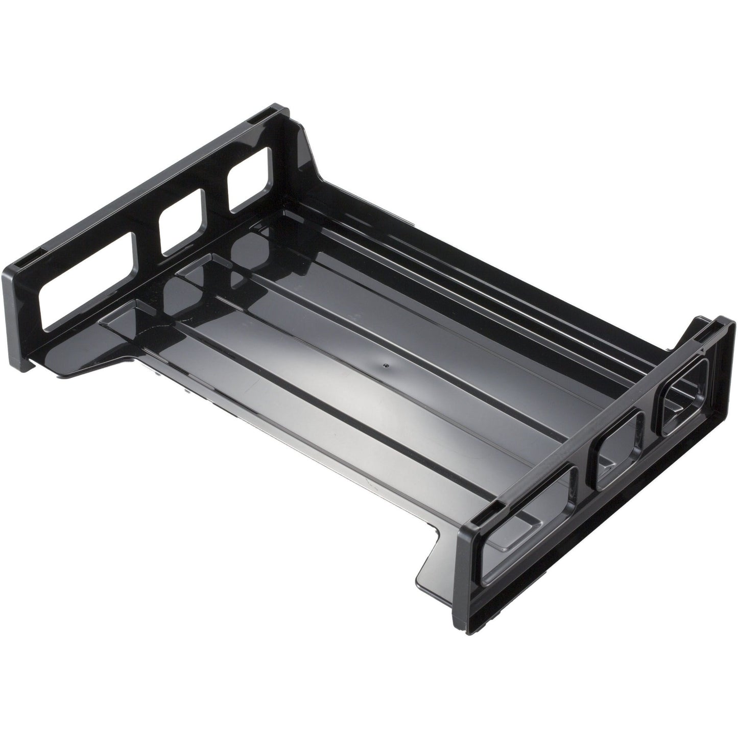 Picture of Desk Tray-Stackable Letter, Black