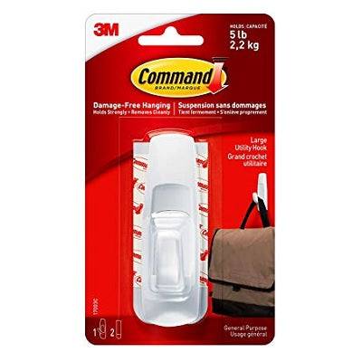 HOOK-COMMAND ADHESIVE, LARGE, WHITE – Office Experts Office Pro