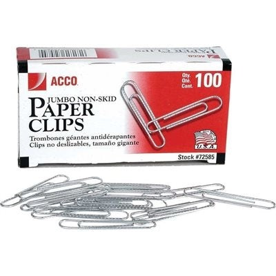 Picture of Paper Clips-#3 Plain Silver
