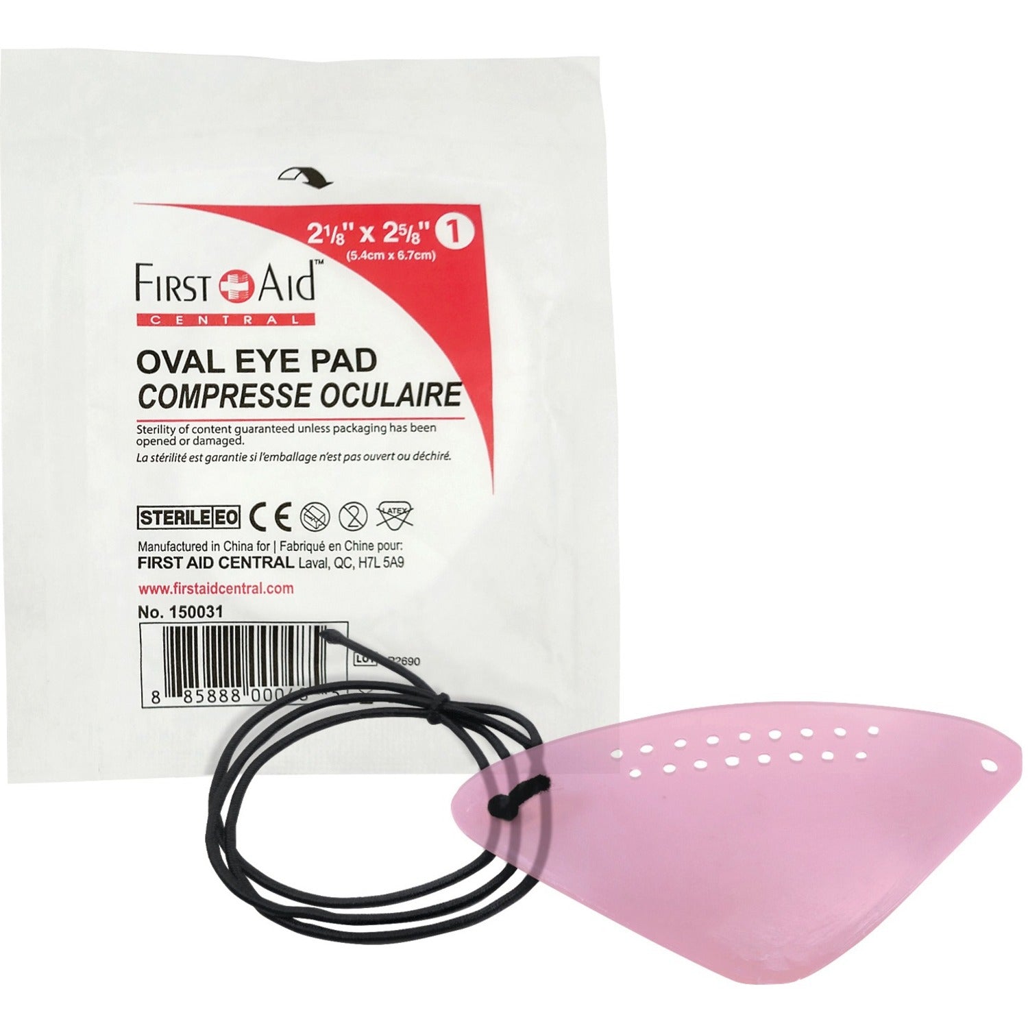 EYE SHIELD WITH DRESSING PAD 2-1/8'X2-5/8