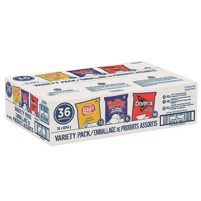 Picture of Chips-Hostess Variety Pack 36x40g. -96267