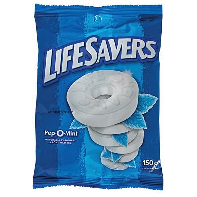 Picture of Candy-Lifesavers Pep-O-Mint 150g. (93019)