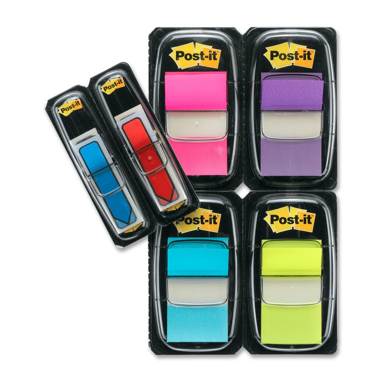 Picture of Flags-Post-It, 1"X.1.7" Bright Colour Bonus Pack