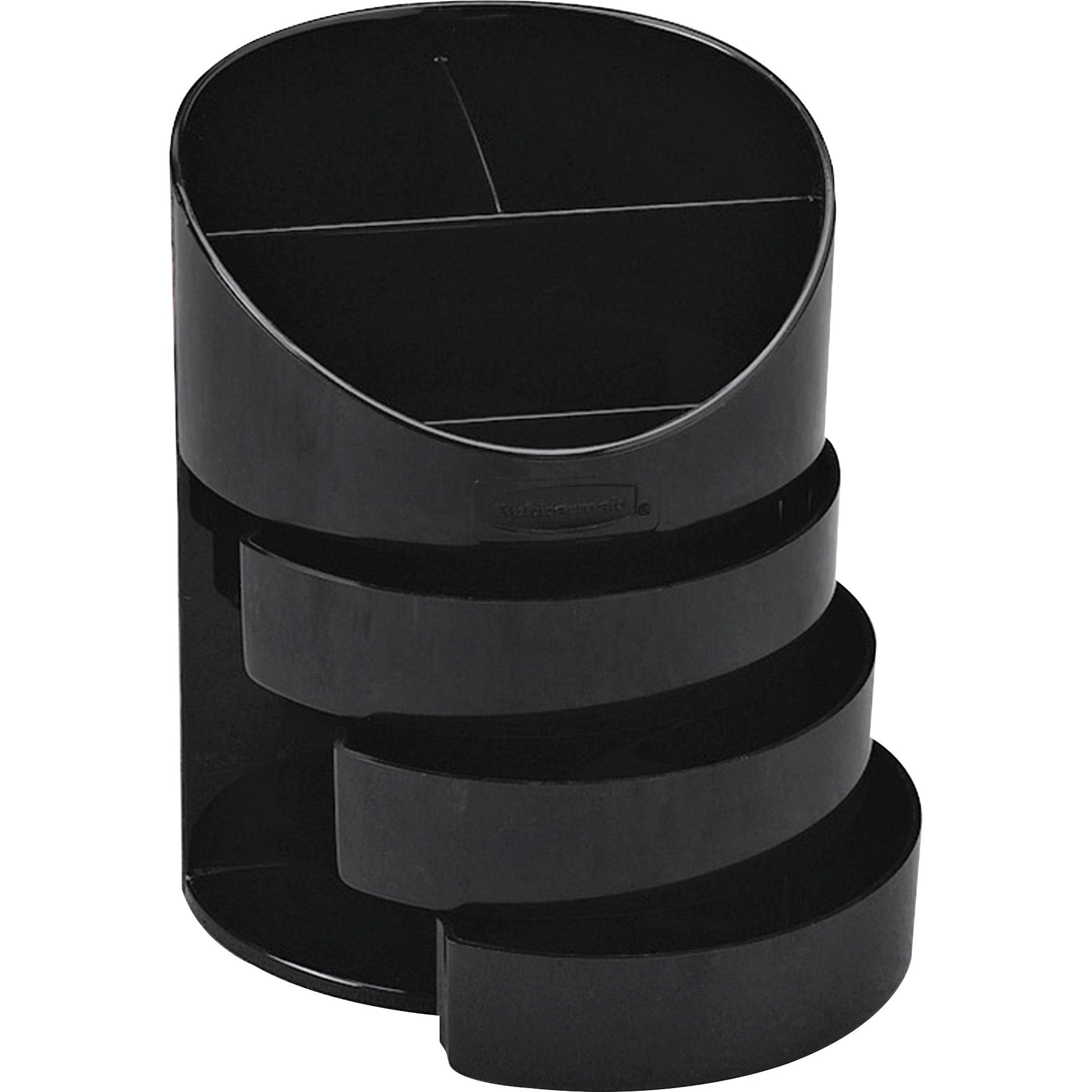 Picture of Pencil Holder-Divided With Small Storage, Black