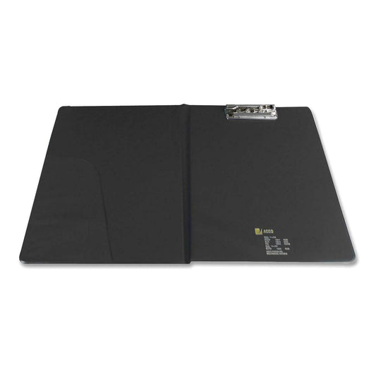 Picture of Clipboard-Vinyl Foldover, 11 X 8.5-Grip Style, Black