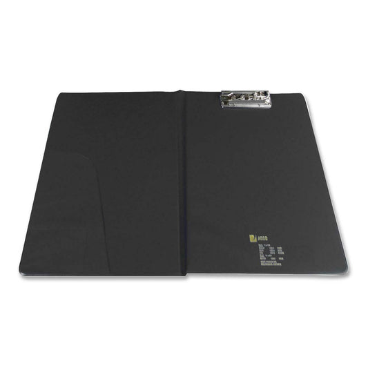 Picture of Clipboard-Vinyl Foldover, 14 X 8.5-Grip Style, Black