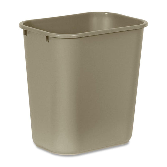 Picture of Wastebasket-Plastic 14-3/8x10-1/4x15 H, Beige