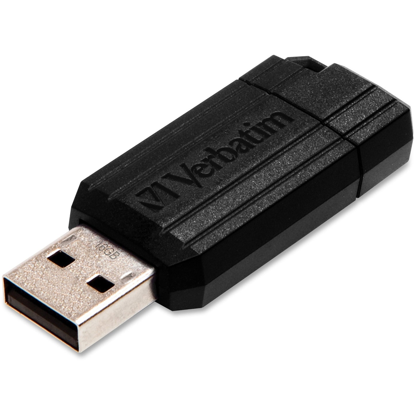 Picture of Flash Drive-Verbatim Pinstripe 16gb Black