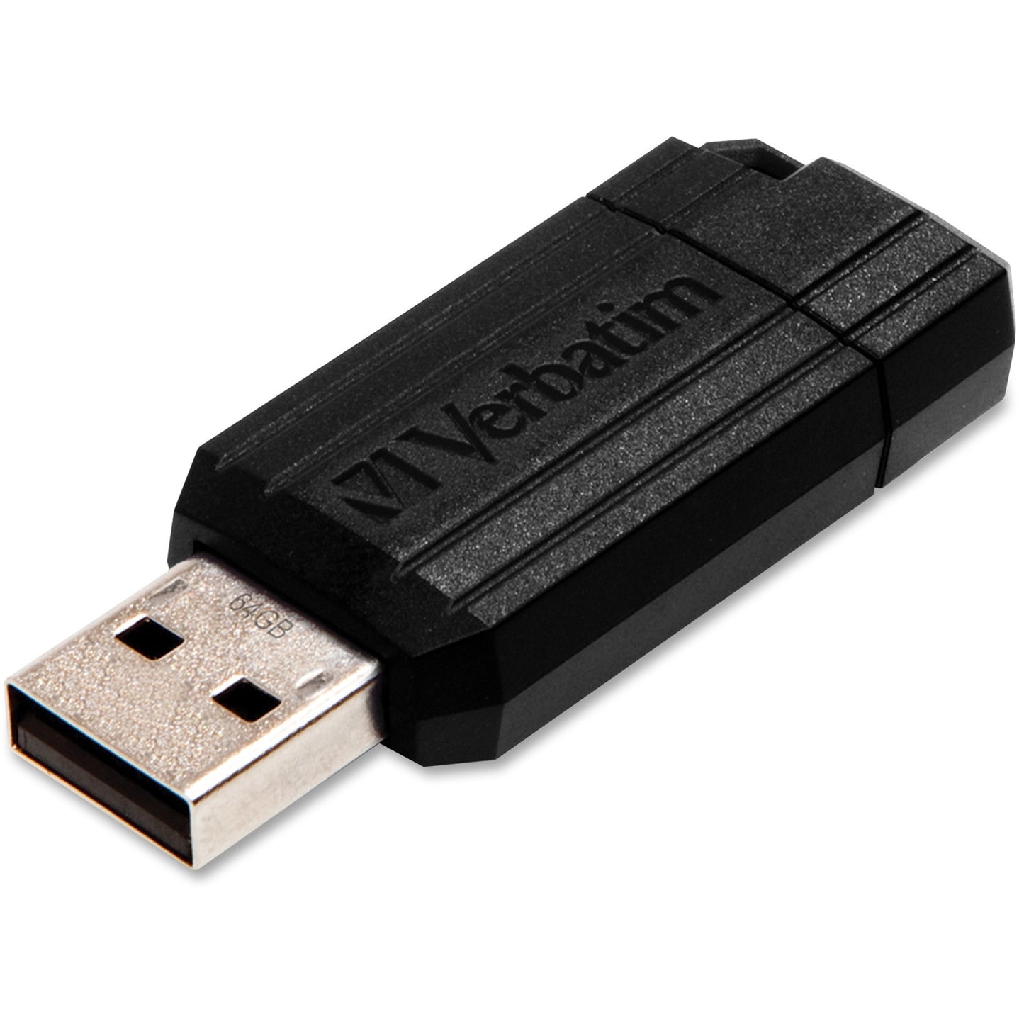 Picture of Flash Drive-Verbatim Pinstripe 64gb Black