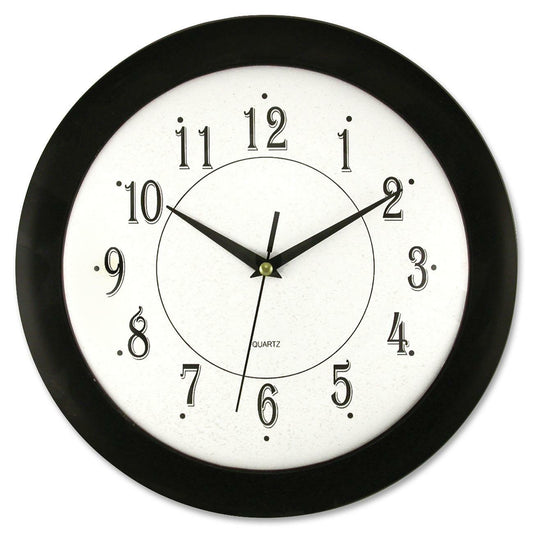 Picture of Clock-12" Round, White Dial/Black Rim