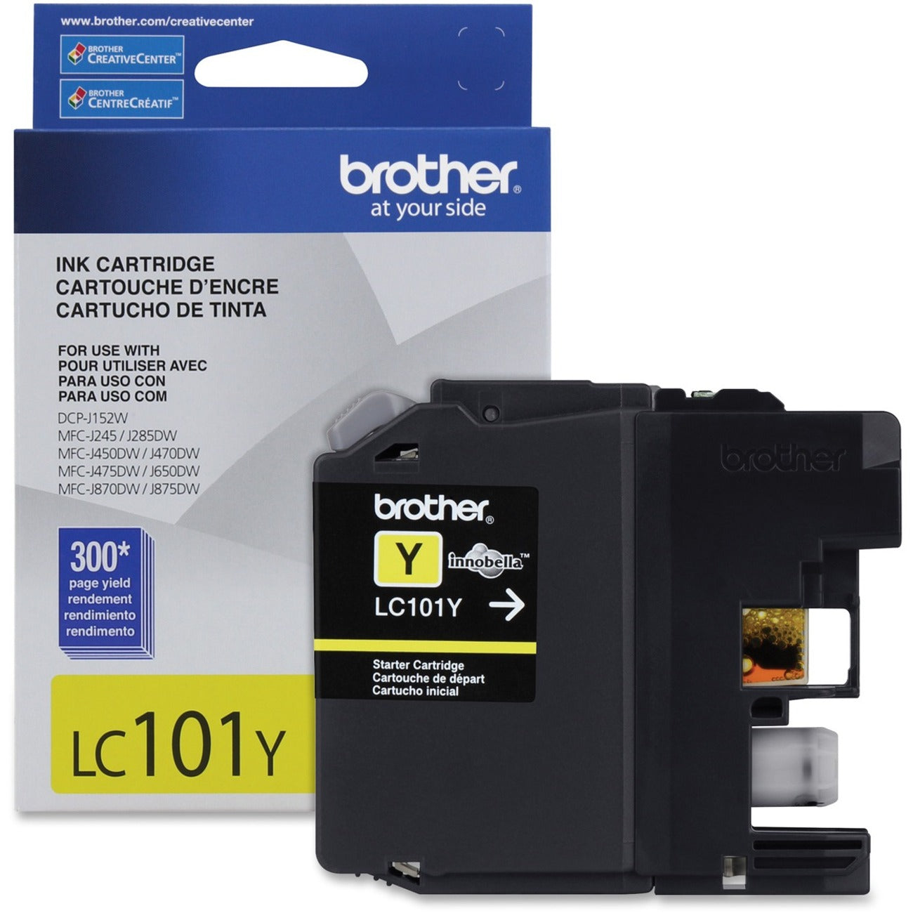 Picture of Inkjet Cartridge-Brother Yellow Standard Yield