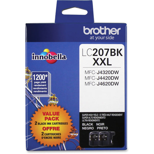 Picture of Inkjet Cartridge-Brother Black Super High Yield Twin Pack