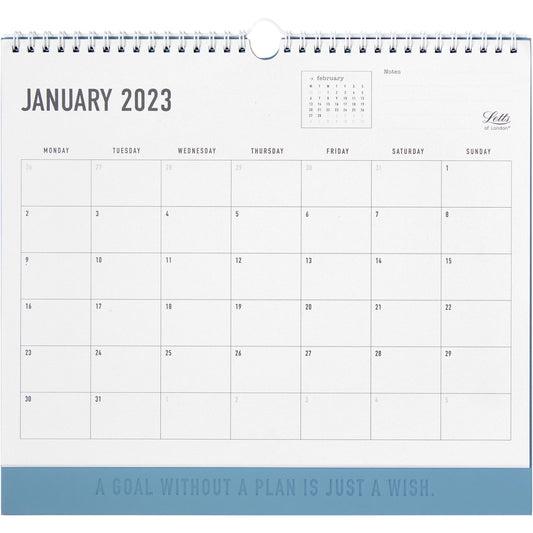 Picture of Calendar-Wall, 11-13/16x10-5/8 Letts Ocean, English 2023