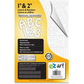 Picture of Letters & Numbers-Repositionable 1" & 2" Combo, White