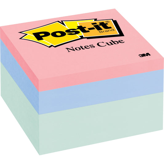 Picture of Notes-Post-It Cube, 3x3 Pastel Collection