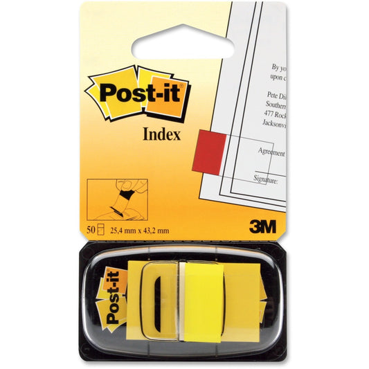 Picture of Flags-Post-It, Plain 1x1.7" Yellow