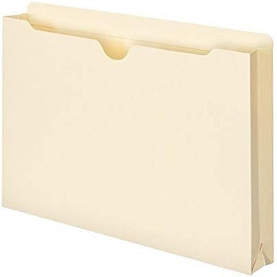 Picture of File Jacket-Expanding, Letter 1.5" Expansion Manila 5/Pack