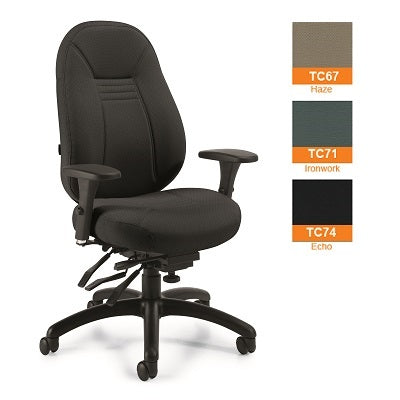 Picture of Chair-Multi-Tilter Obusforme Comfort Medium Back, Haze