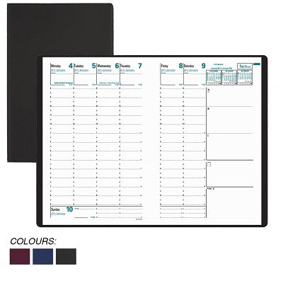 Picture of Planner-Weekly, 9.5x6.25 Minister Freeport Black Eng. 2022