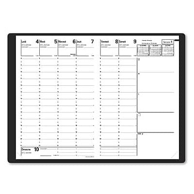 Picture of Planner-Weekly, 9.5x6.25 Minister Freeport Black Fr. 2023