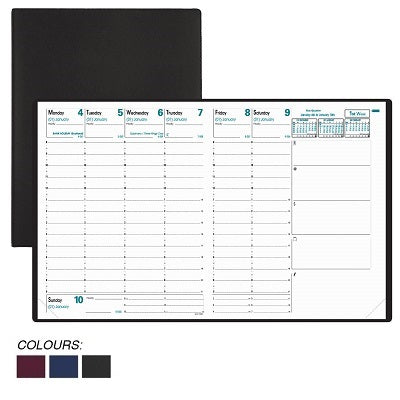 Picture of Planner-Weekly, 10.75x8.25 President Freeport Black Eng 2022