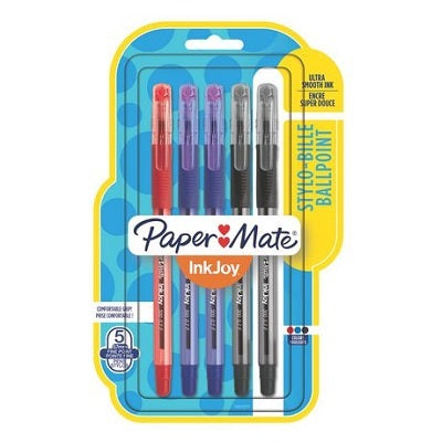 Picture of Pen-Stick, Paper Mate Inkjoy 300, 0.7mm, 5 Assorted