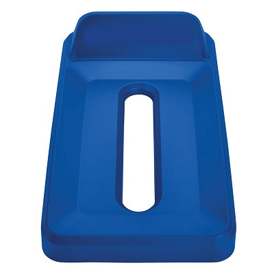 Picture of Recycling Lid-Slim Jim, Single Stream Paper, Blue