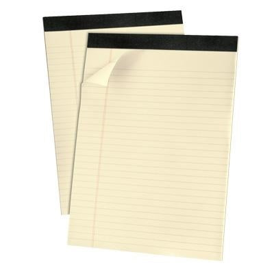Picture of Writing Pad-Perfed, Letter Gold Fibre 70 Sheet Ivory