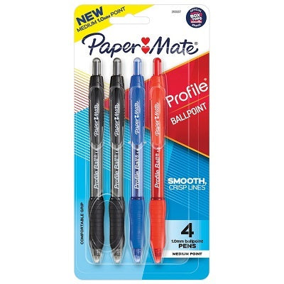 Picture of Pen-Retractable, Profile Ballpoint, 1.0mm, 4 Colours 2100912