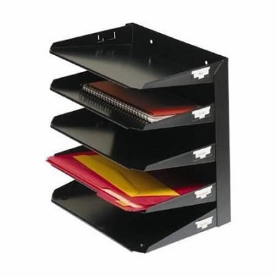 Picture of Desk Tray-Steel 5-Tier Letter Black