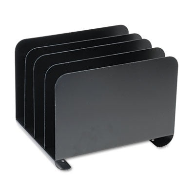 Picture of Desk Organizer-Steel, Vertical 5-Compartment, Black