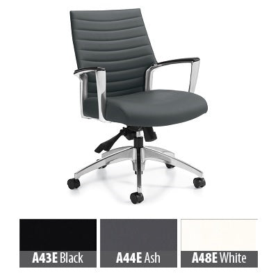 Picture of Chair-Tilter Global Accord Medium Back, Allante Vinyl White