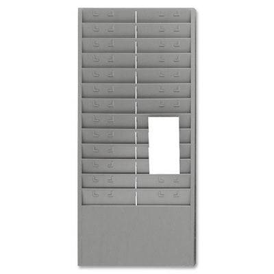 Picture of Time Card Rack-12/24 Pocket Adjustable, 6" Depth, Grey