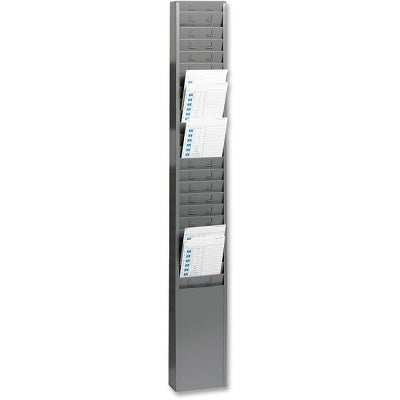 Picture of Time Card Rack-25 Pocket, 5" Depth, Grey