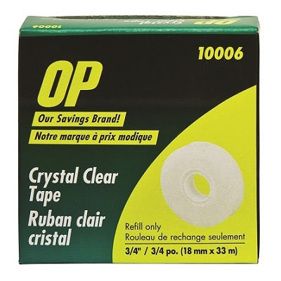 Picture of Tape-Clear Refill 18mmx33m, Op Brand