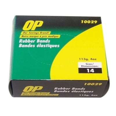 Picture of Rubber Bands-1/4 Lb. Box #14 1/16x2 Op Brand