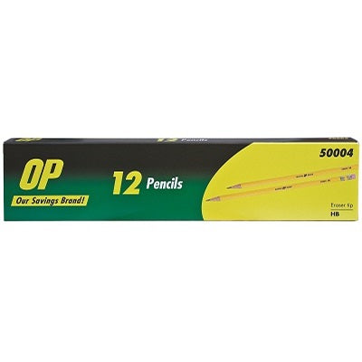 Picture of Pencil-Woodcase Hb Tipped Op Brand 12/Box