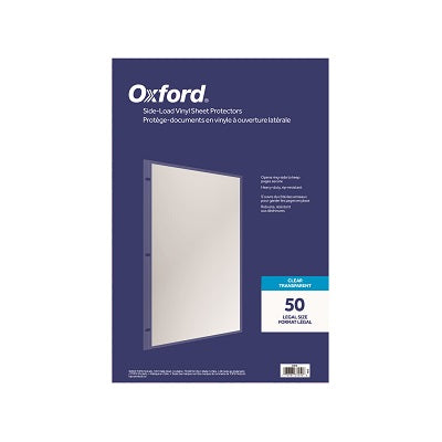 Picture of Sheet Protector-Legal, Side-Load, Clear Vinyl 4mil 50/Box