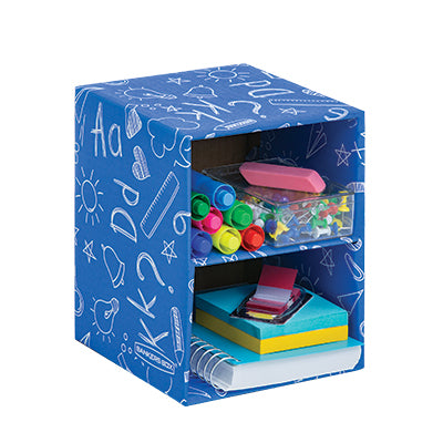 Picture of Cube Organizer-Classroom, 2-Shelf Blue/White