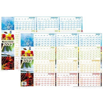 Picture of Planner-Wall, Flexible 1-Year 24x36 Seasons 2022