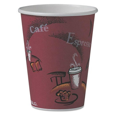 Picture of Cups-Solo Bistro, Poly Hot, 12oz Hot, 50/Pack