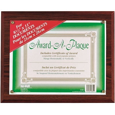 Picture of Plaque-Award A Mahogany