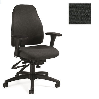 Picture of Chair-Multi-Tilter Obusforme Medium Back, Hudson Carbon