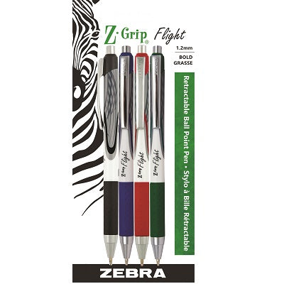 Picture of Pen-Retractable, Z-Grip Flight 1.2mm 4 Business Colours