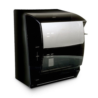 Picture of Paper Towel Dispenser-Universal Push Lever Roll, Black-18835