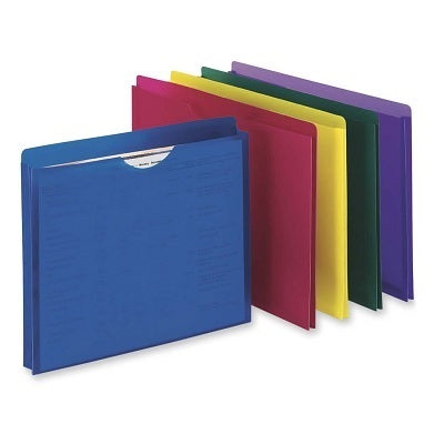 Picture of File Jacket-Expanding, Poly, Letter, 1"Exp.5 Assorted