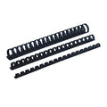Picture of Bindings-Plastic 1/2" Navy Blue, 100/Box