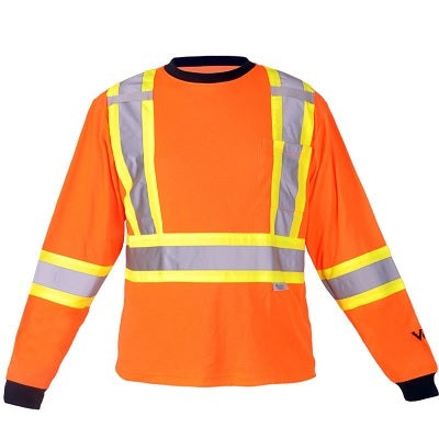 Picture of Shirt-Safety, Viking, Cotton Long Sleeve, X-Large Orange