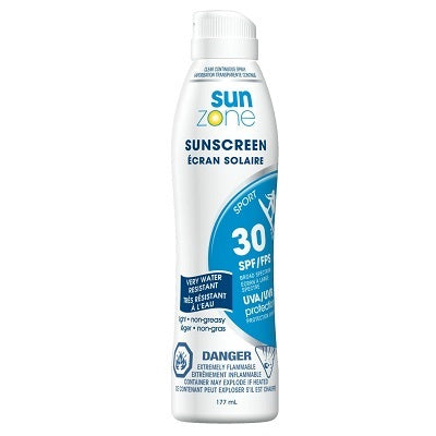 Picture of Sunscreen-Spray, Spf 30 Sport Continuous Clear 177ml.